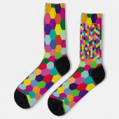 パターモダンンカラフル-ファッション春ヒップスター ソックス (左)
