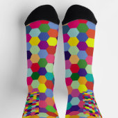 パターモダンンカラフル-ファッション春ヒップスター ソックス (上部)