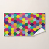パターモダンンカラフル-ファッション春ヒップスター ハンドタオル (ハンドタオル)