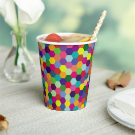 パターモダンンカラフル-ファッション春ヒップスター 紙コップ