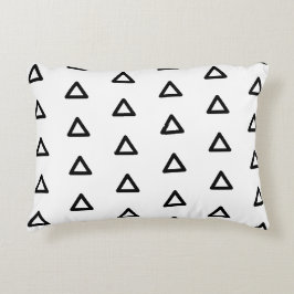 パターモダンンシックエレガントトレンディーブラック&ホワイト アクセントクッション