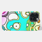 パターモダンンズアートデザイン iPhoneケース (裏面横)