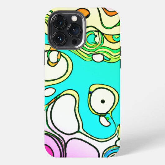 パターモダンンズアートデザイン iPhoneケース (裏面)