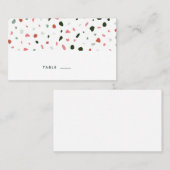 パターモダンンテラッツォ座席表エスコートカード プレイスカード (正面/裏面)