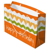 パターモダンンデザイナ ラージペーパーバッグ (裏面アングル)