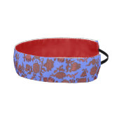 パターモダンンブルーピンクレッド絵を描ダマスカス アスレチックヘッドバンド (右)