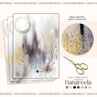 パターモダンン抽象芸術切り離しティッシュペーパー 薄葉紙