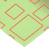 パターモダンン緑の幾何学的デザインテーブルランナー ロングテーブルランナー (コーナー)