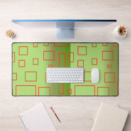 パターモダンン緑 デスクマット