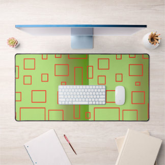 パターモダンン緑 デスクマット