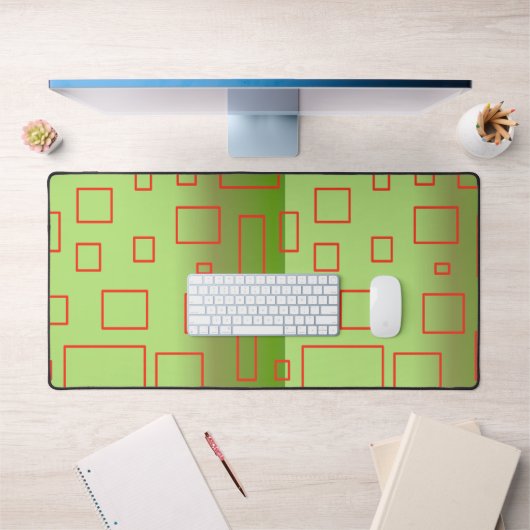 パターモダンン緑 デスクマット (オフィス1)