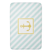 パターモダンン航海のゴールデンいかり バスマット (正面縦)