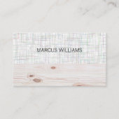 パターモダンン芸術的 | ウッド 名刺 (正面)