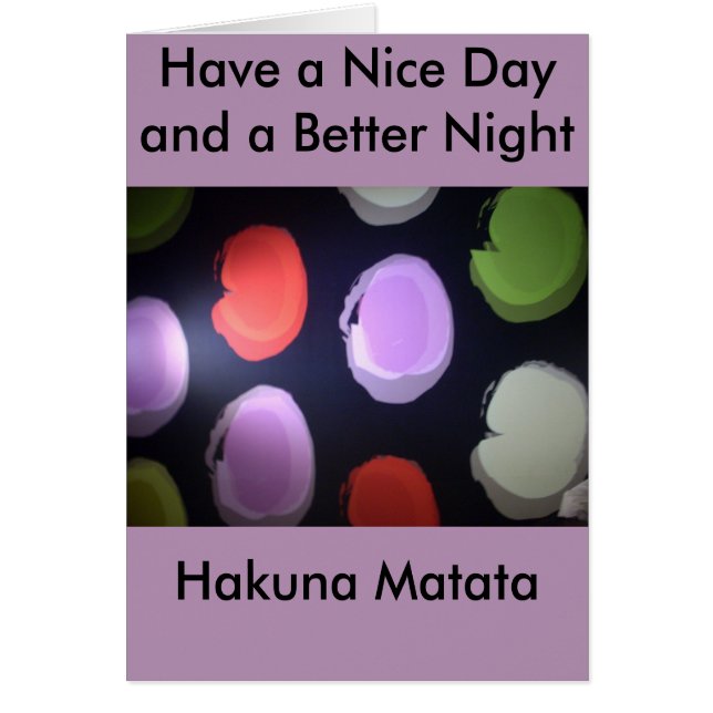 パターモダンン：カラフル水玉模様パターン (正面)