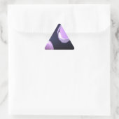 パターモダンン:カラフル水玉模様パターン 三角形シール (バッグ)