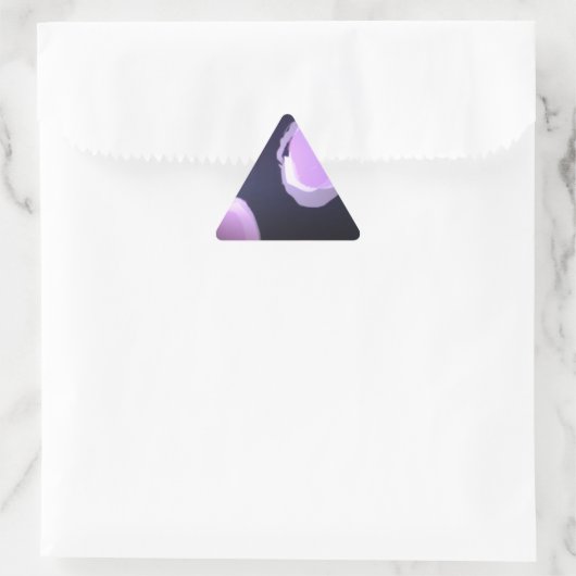 パターモダンン:カラフル水玉模様パターン 三角形シール (バッグ)