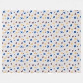 パターモダンン フリースブランケット (正面(横))