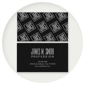 パターモダンン | ブラック&ホワイト 名刺