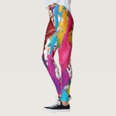 パターユニークンカラフルレギンス レギンス (左)