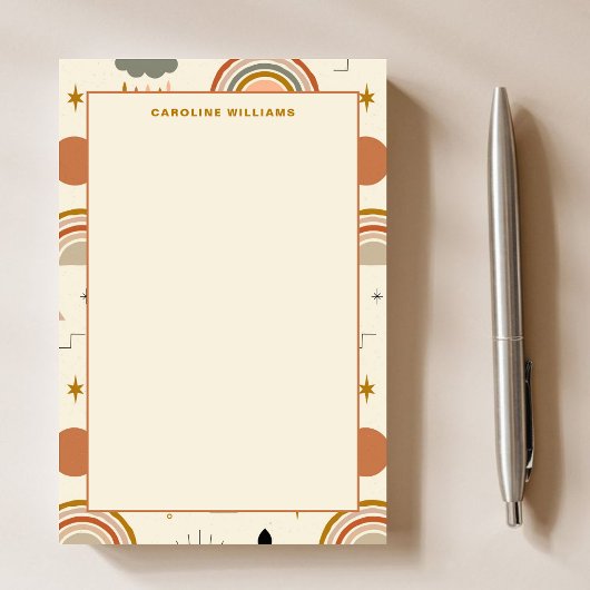 パターユニークンボホボヘミアンレインボー先生 ポストイット