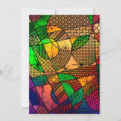 パターユニークン写真カラフルグラフ発表 案内状 (裏面)