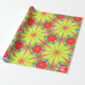 パターユニークン抽象芸術ラップ紙 ラッピングペーパー (アンロールド)