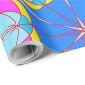 パターユニークン抽象芸術ラップ紙 ラッピングペーパー (ロールコーナー)