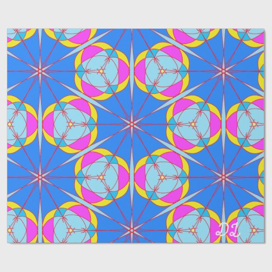 パターユニークン抽象芸術ラップ紙 ラッピングペーパー (フラット)