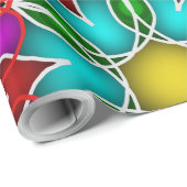 パターユニークン抽象芸術ラップ紙 ラッピングペーパー (ロールコーナー)