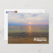 パタールビーチパンガシナンフィリピンポストカード ポストカード (正面/裏面)