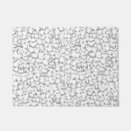 パターンおもしろいユーモア ドアマット