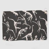 パターンおもしろいdino漫画恐竜 ゴルフタオル (横)