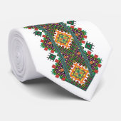 パターンが付いているウクライナ人のタイ ネクタイ (ロール)