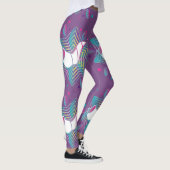 パターンが付いているカラフルなshofar レギンス (右)