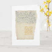 パターンが壊れると新しい認識度が起こる。 カード (黄色い花)