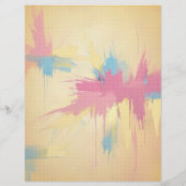 パターンとグ絵を描ラフスクラップブック紙 (裏面)