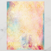 パターンと絵を描金ゴールドスワーズスクラップブック紙 (正面)