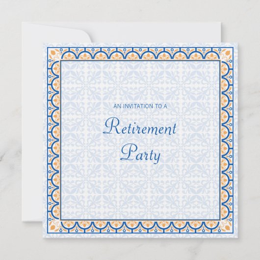 パターンと縁ど2除·売却パーティの招待状 招待状 (正面)