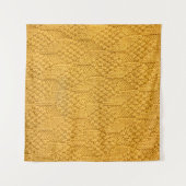 パターンのクローズアップ編み物。 タペストリー (正面(横))