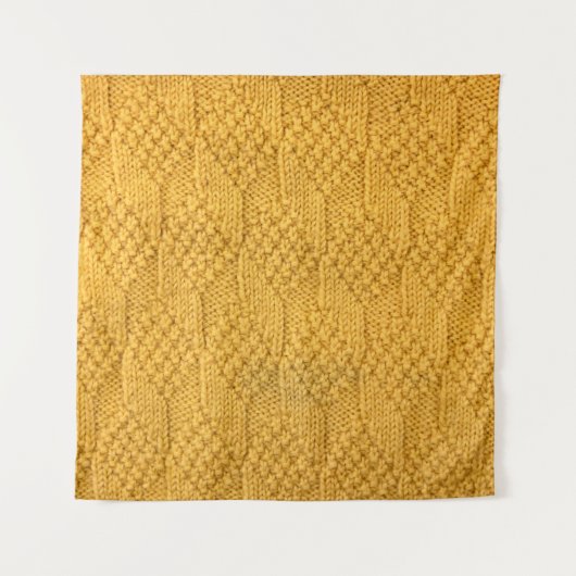 パターンのクローズアップ編み物。 タペストリー (正面)