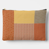 パターンのパッチワーク1コスメティックバッグ アクセサリーポーチ (正面)