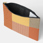 パターンのパッチワーク1コスメティックバッグ アクセサリーポーチ (見開き)