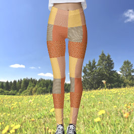 パターンのパッチワーク1レギンス レギンス