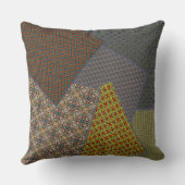 パターンのパッチワーク クッション (裏面)