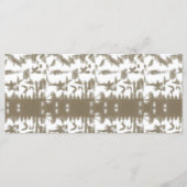 パターンのモノクロ写真です。 メニュー (正面)