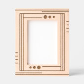 パターンの刻印フレーム レーザー彫刻フレーム (正面)