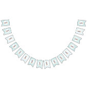 パターンの背景が混ざったウサギのピーター バンティングフラッグ (全)