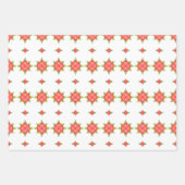 パターンの調整トリオ ラッピングペーパーシート (正面)