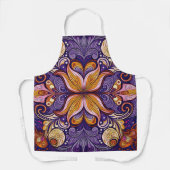 パターンろうけつ染めウング エプロン (正面)