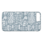 パターンを造るヴィンテージ Case-Mate iPhoneケース (裏面(横))